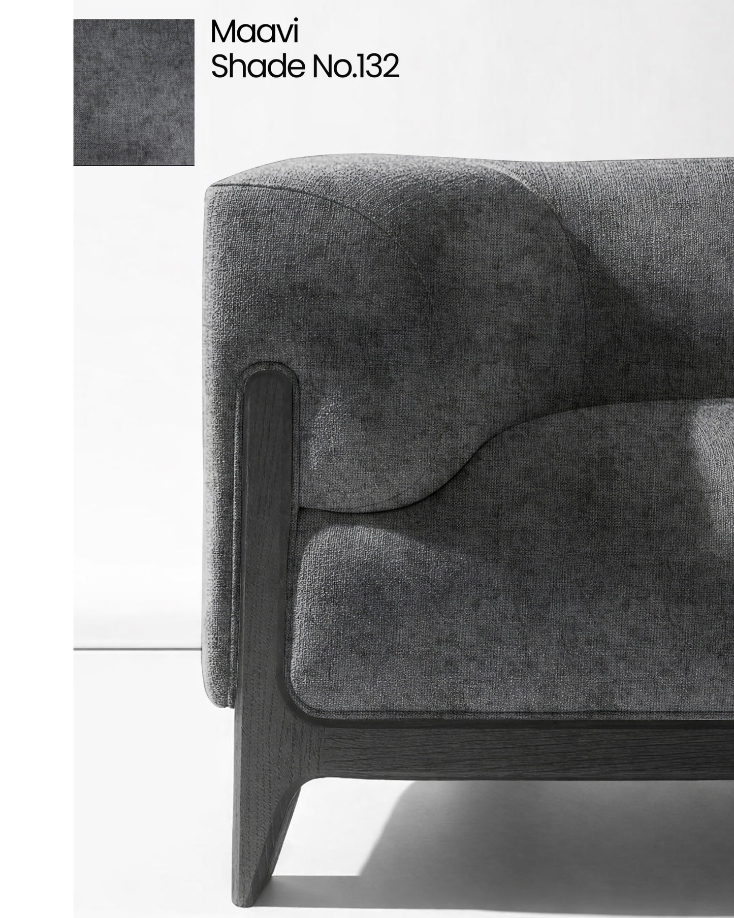 Charcoal Suede Sofa Fabric