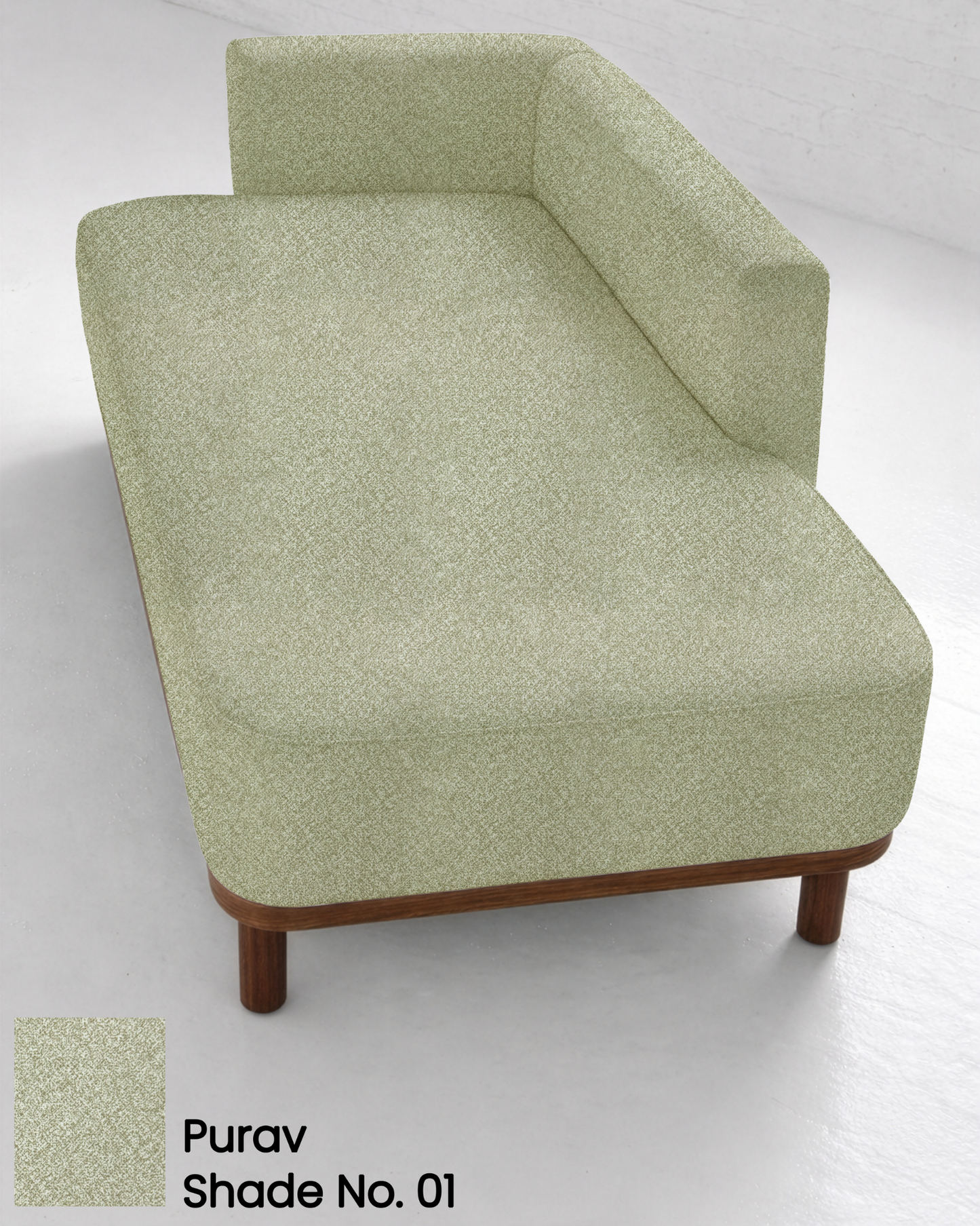 Light Olive Suede Sofa Fabric