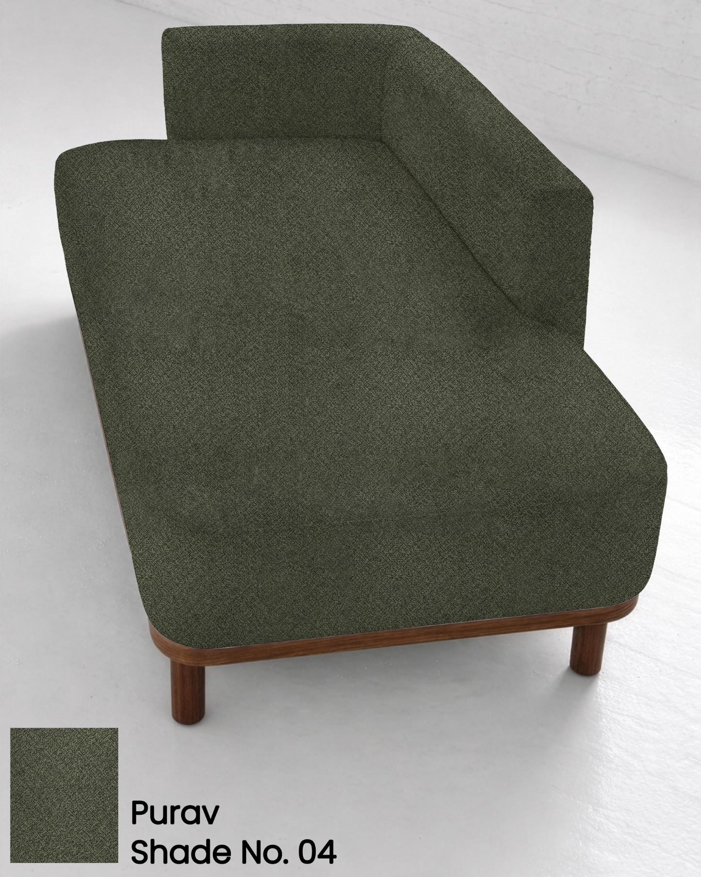 Forest Green Suede Sofa Fabric