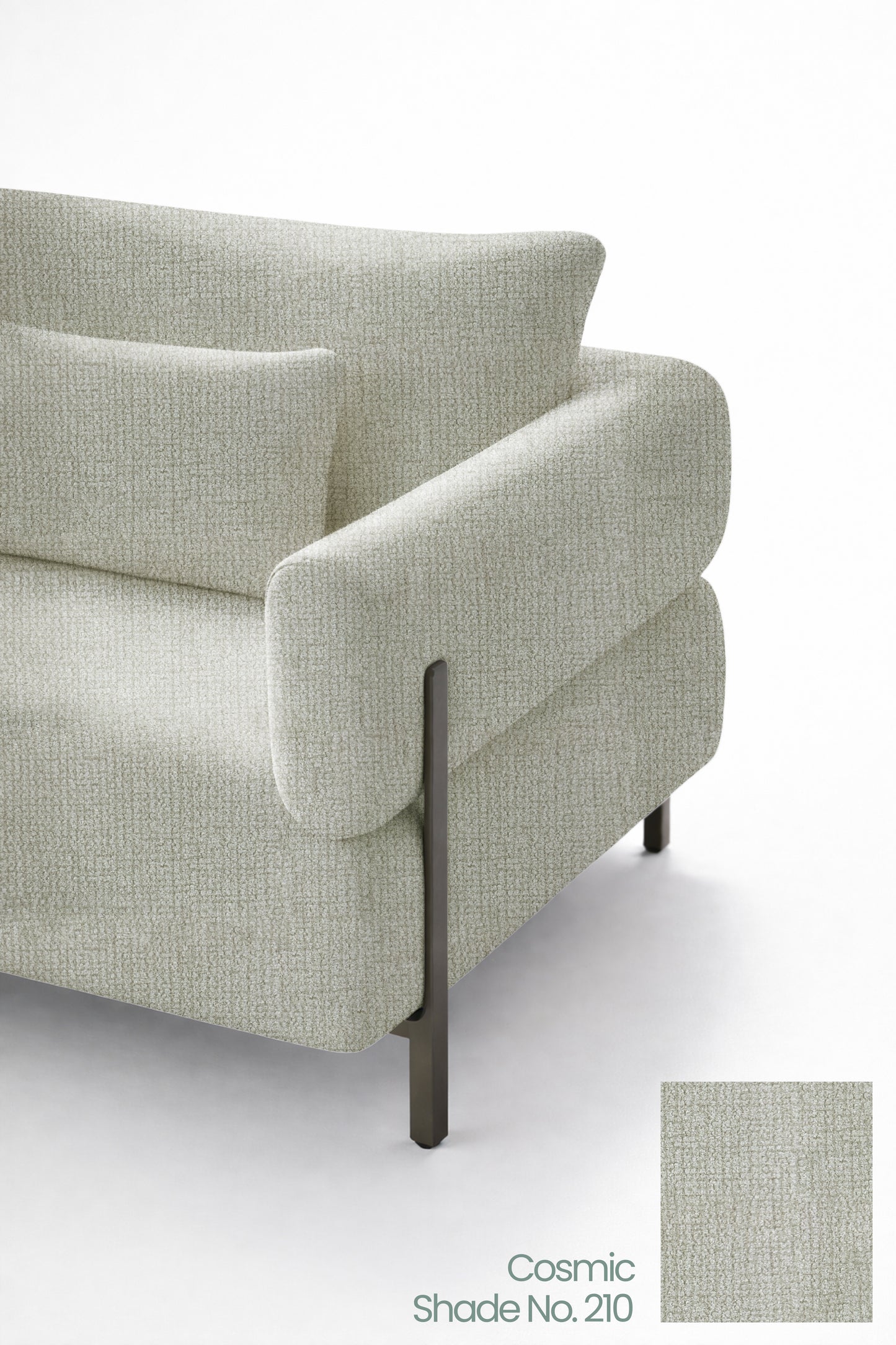 Soft Pebble Color Sofa Fabric
