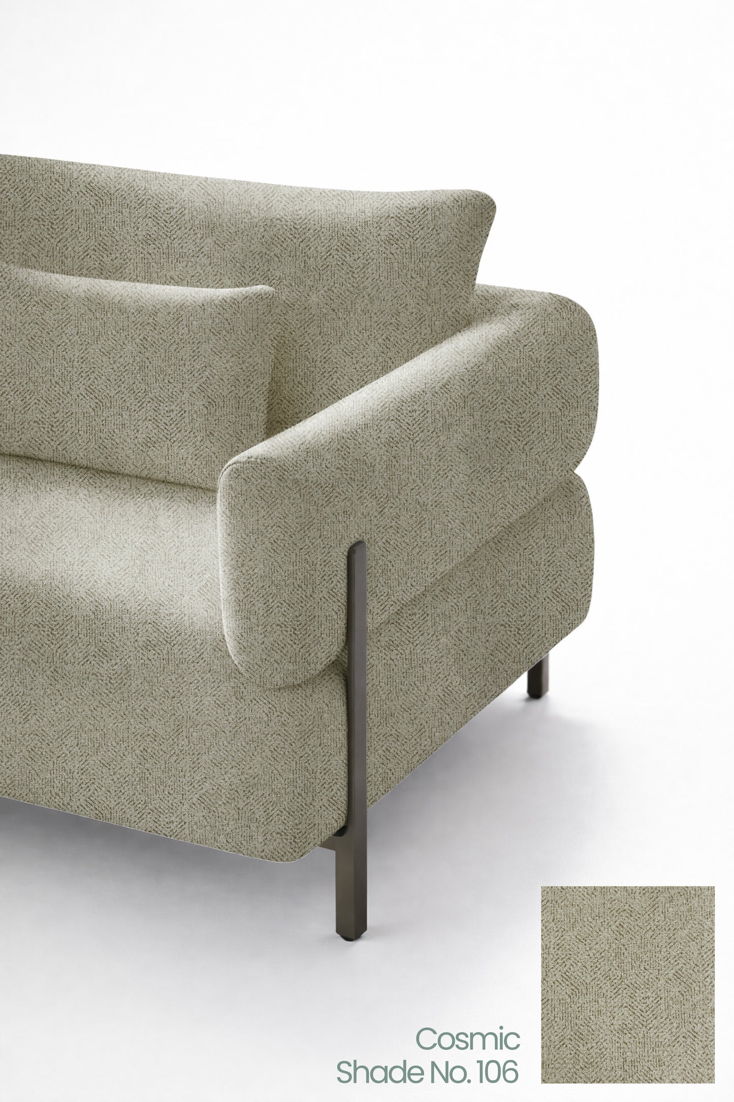 Stone Mist Color Sofa Fabric