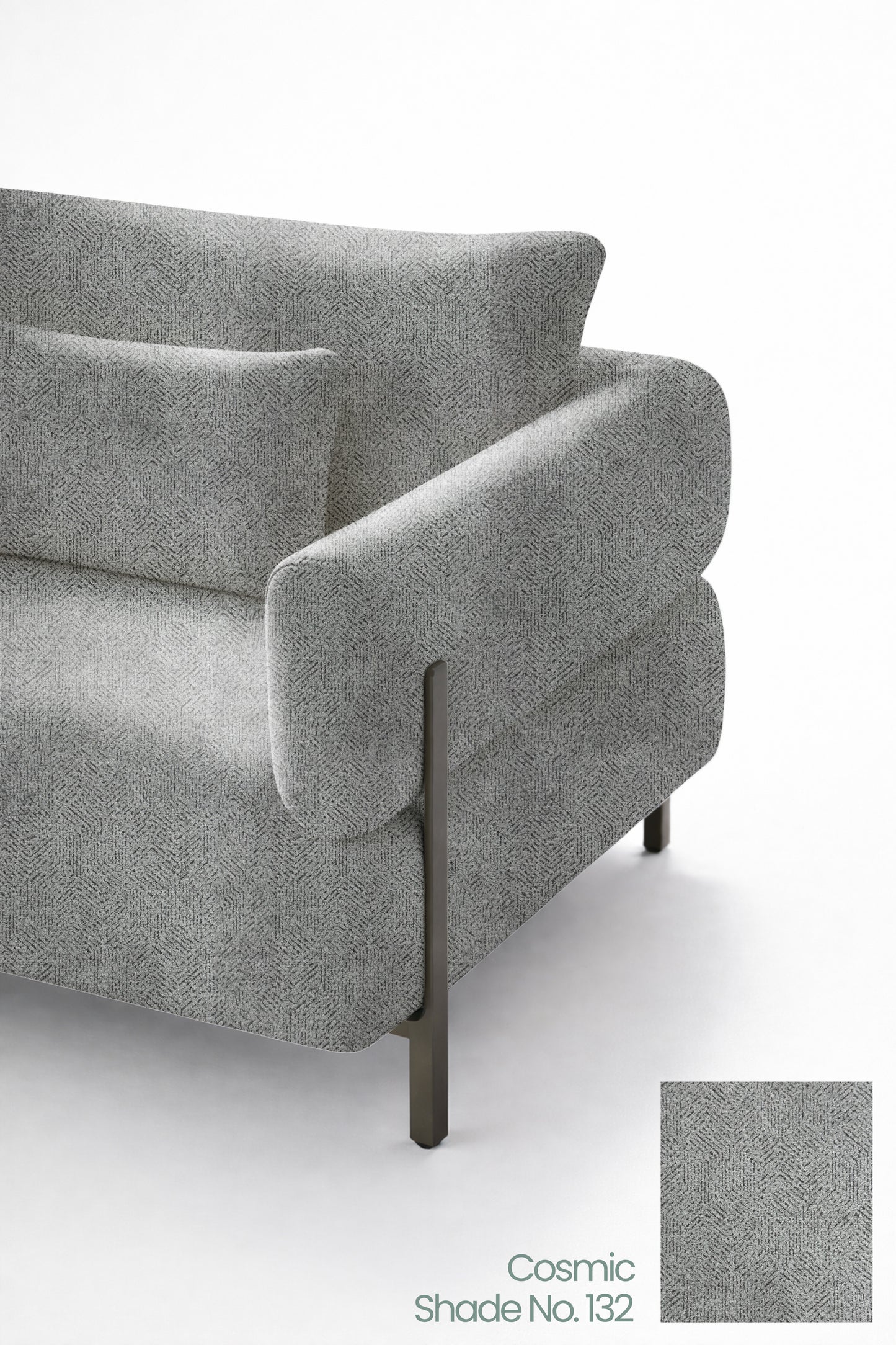 Silver Quarry Color Sofa Fabric