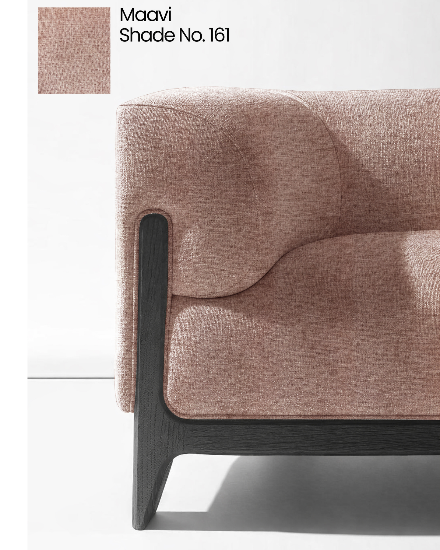 Rosewood Color Suede Sofa Fabric