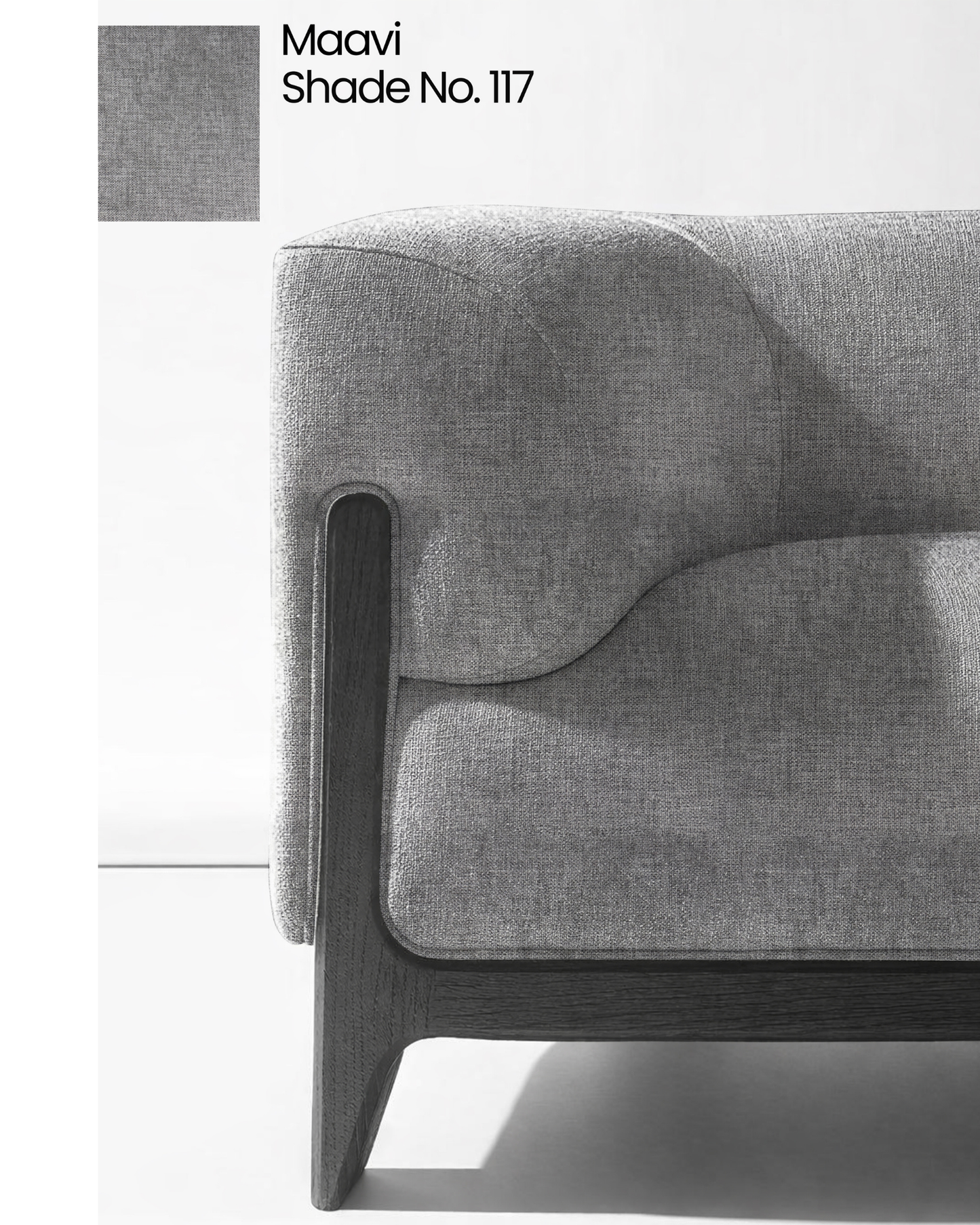 Smoke Grey Suede Sofa Fabric