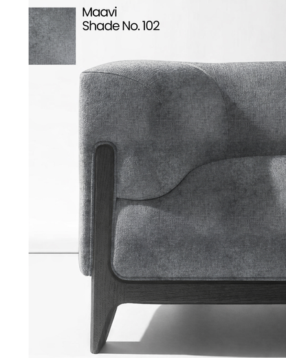 Graphite Grey Suede Sofa Fabric