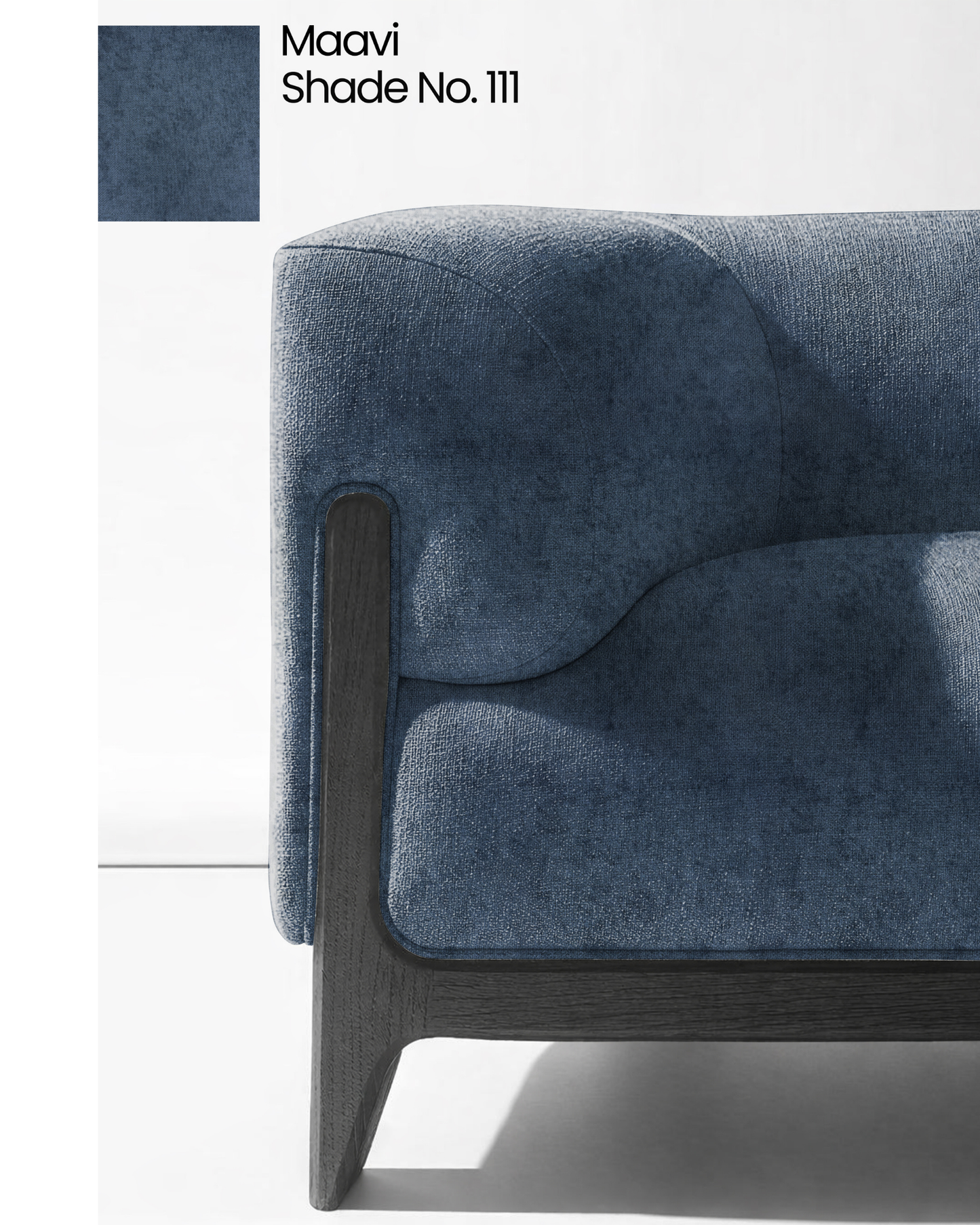 Denim Blue Suede Sofa Fabric