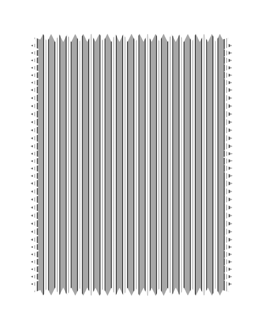 Grey Vertical Stripe Print Sofa Fabric