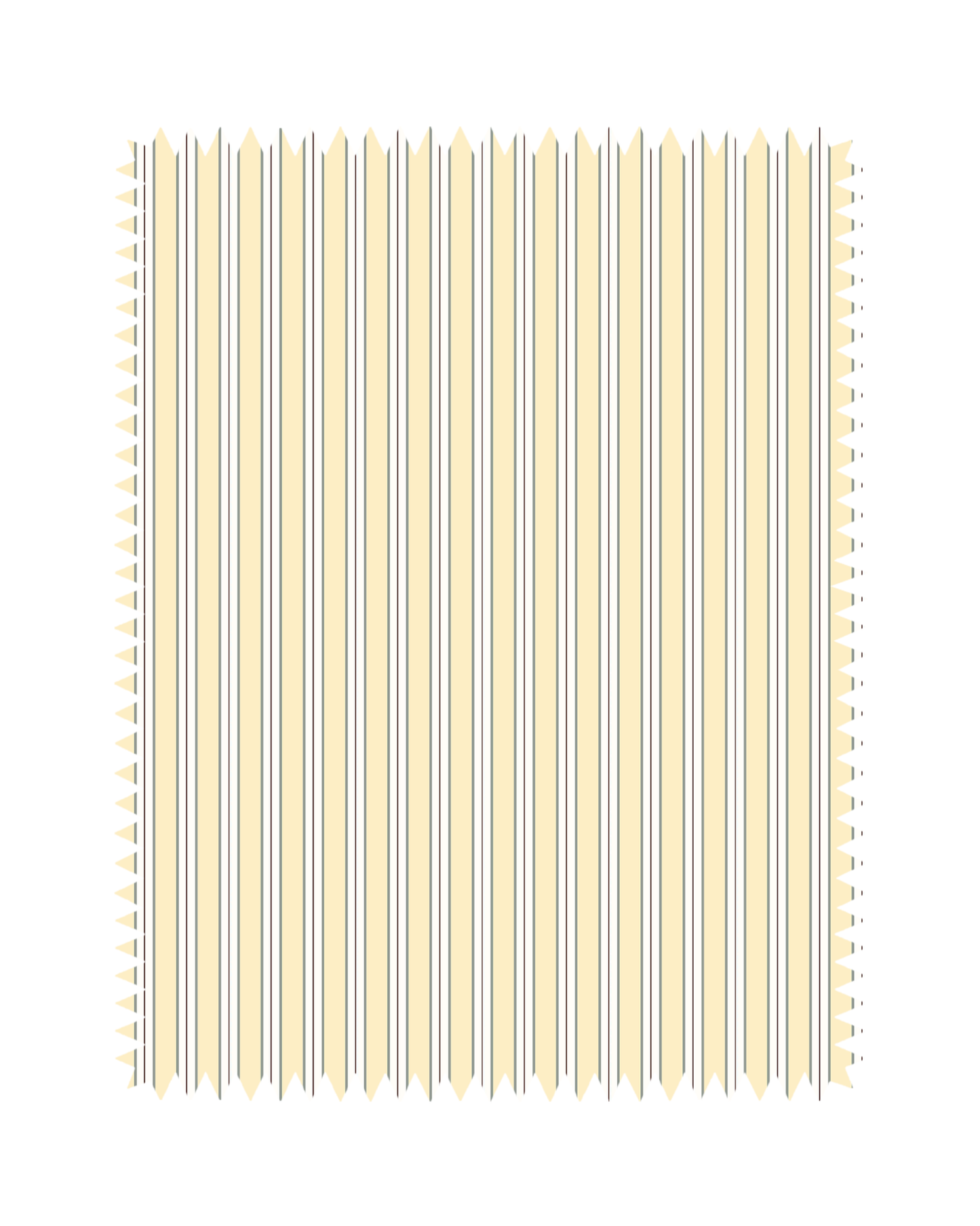Yellow Striped Print Sofa Fabric