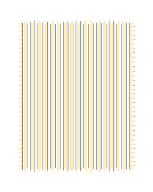 Yellow Striped Print Sofa Fabric