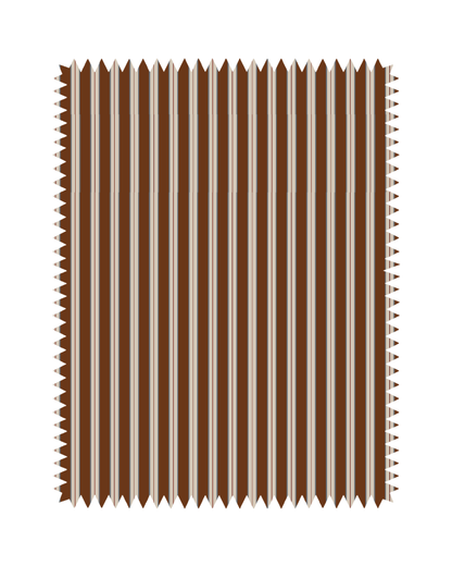 Brown Striped Print Sofa Fabric