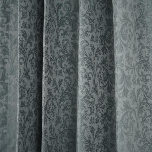Dyed Jacquard steel grey Pagely Design