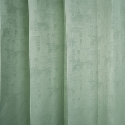 Mint Green Jacquard Texture 100% Blackout