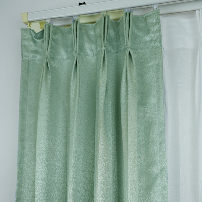 Mint Green light texture weave