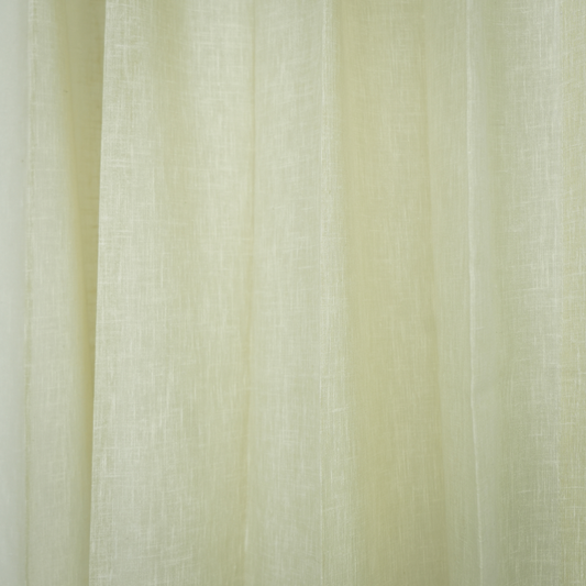 Pure White Texture Poly Cotton Linen Look
