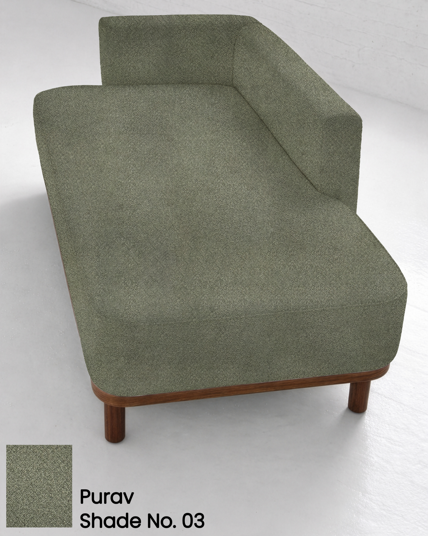 Dusty Green Suede Sofa Fabric