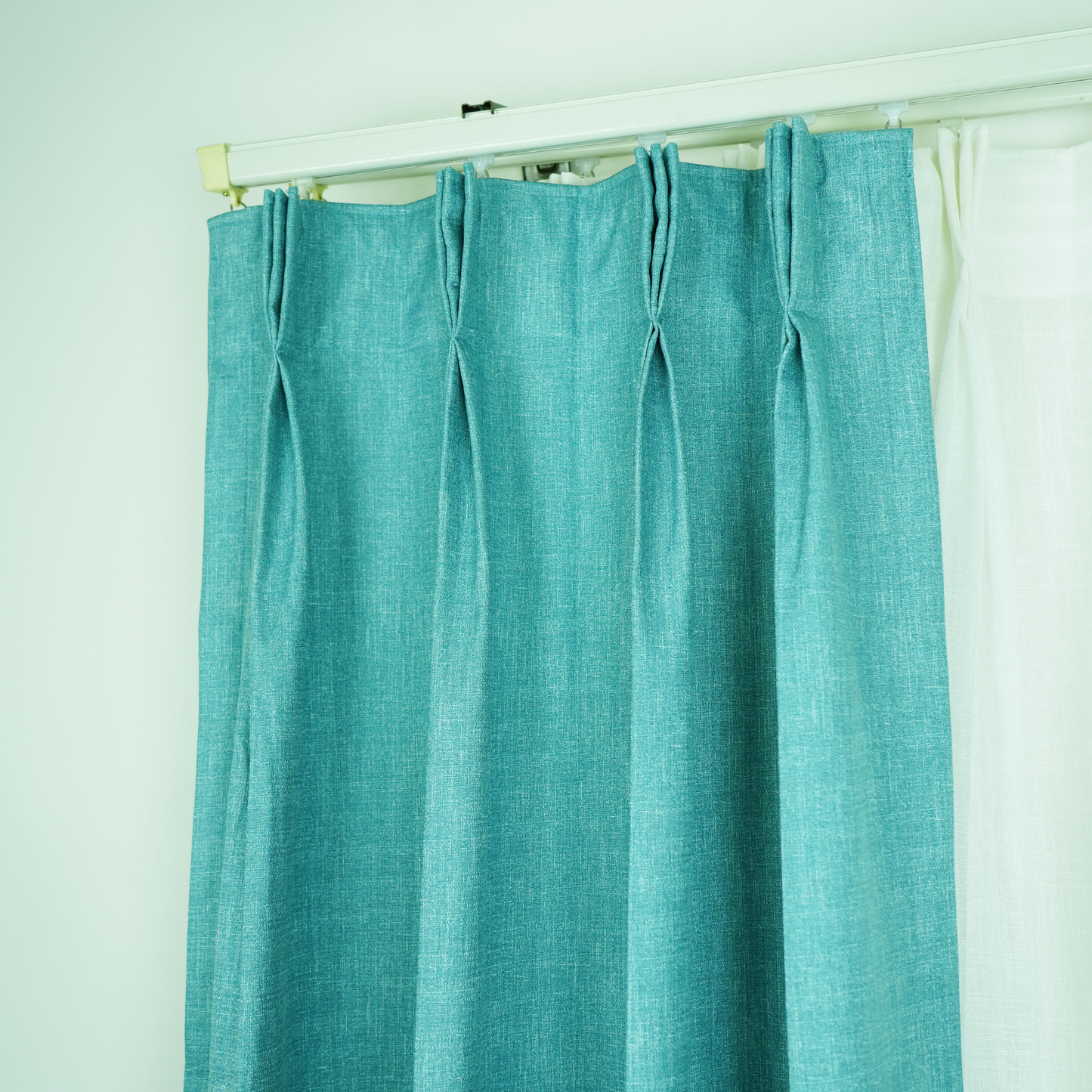 Sky Blue Printed 100% Blackout texture print