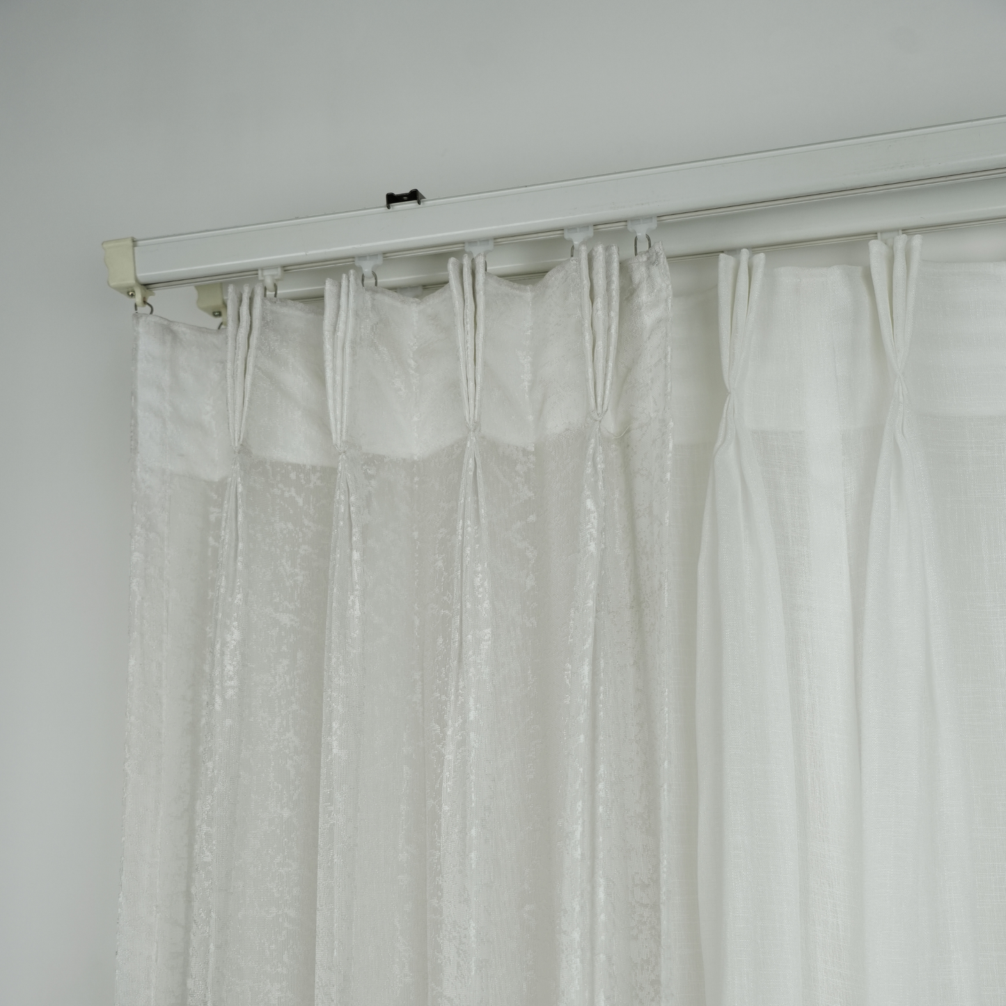 Textured Sheer White Color