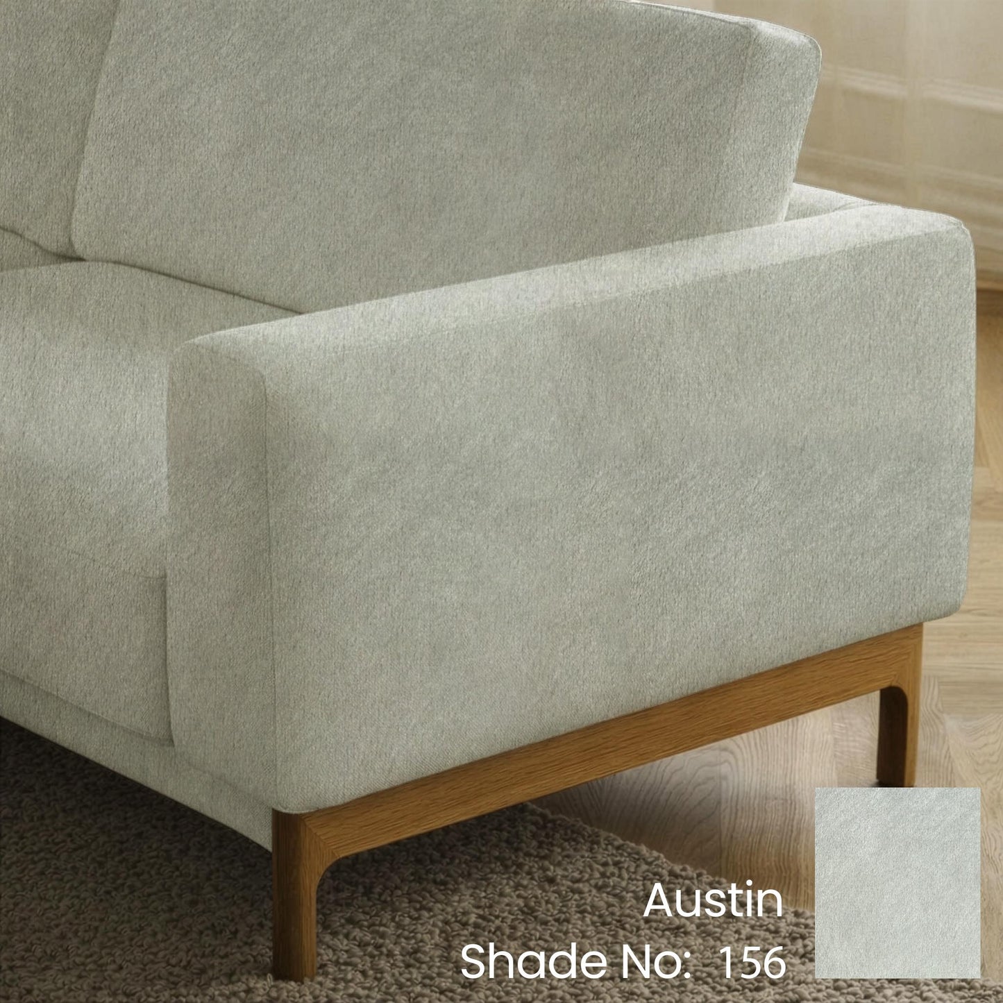 Ice Gray Color Sofa Fabric