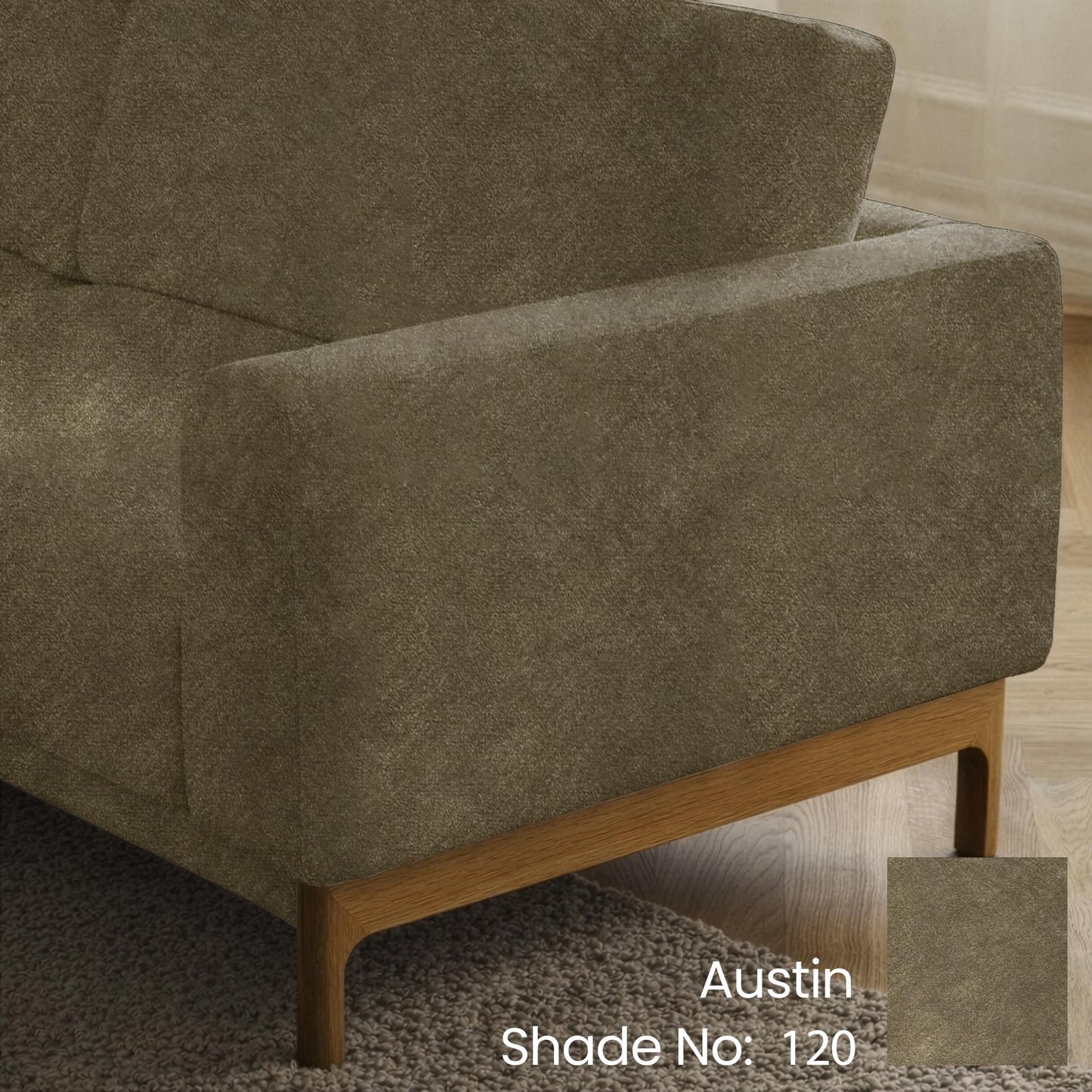 Warm Taupe Color Sofa Fabric