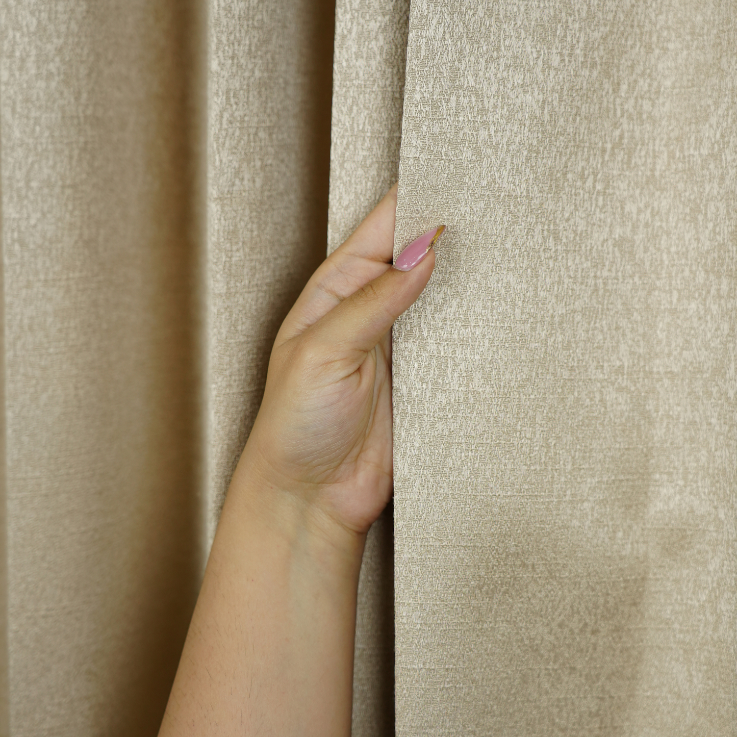 Beige Color Light Texture Design Dyed