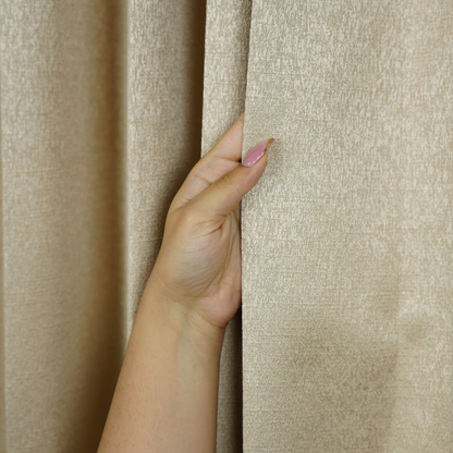 Beige Color Light Texture Design Dyed