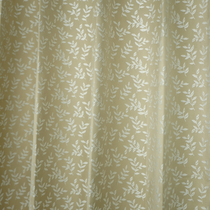 Beige Leaf Design Jacquard