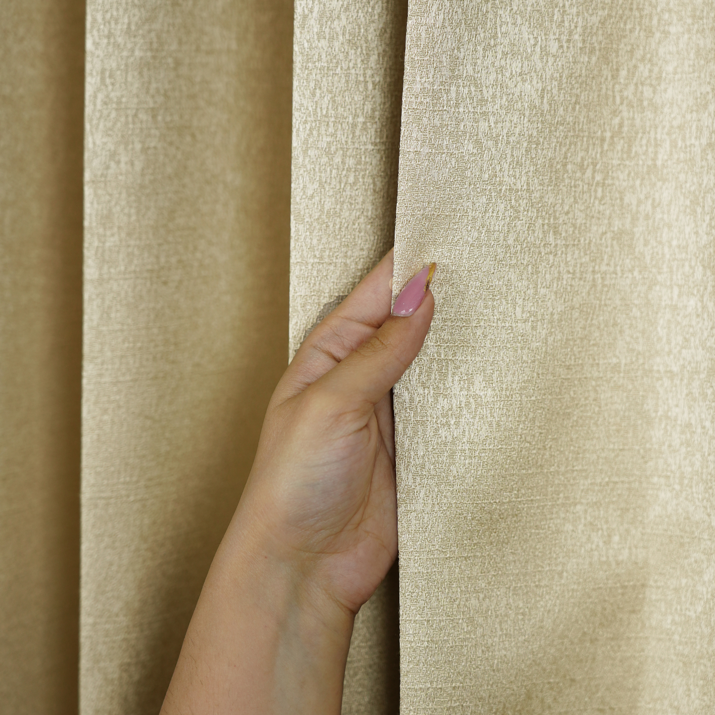 Beigish golden small texture weave