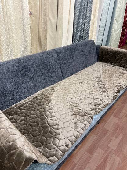 Crystal Fur Sofa Cover