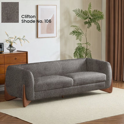Charcoal Mist Color Sofa Fabric
