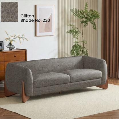 Stone Taupe Color Sofa Fabric