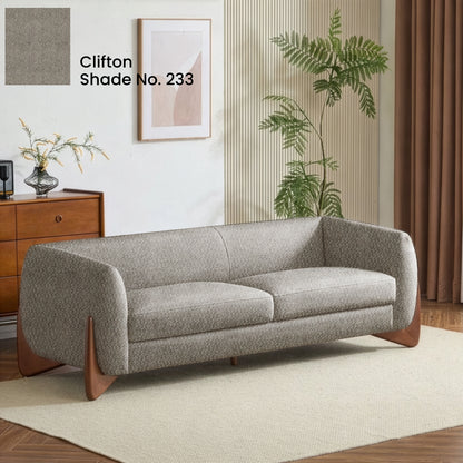 Warm Taupe Color Sofa Fabric
