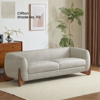 Soft Ivory Color Sofa Fabric