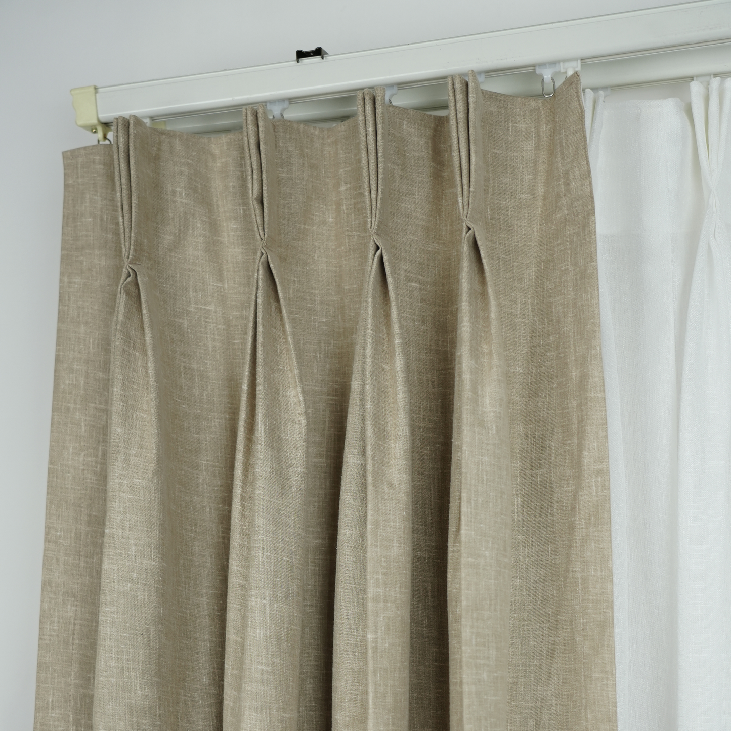 Coffee Brown Cotton Texture 100% Blackout