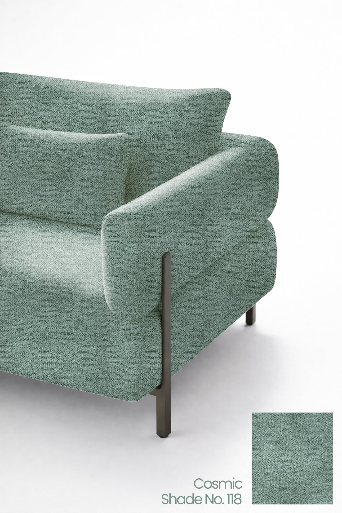 Soft Sage Color Sofa Fabric