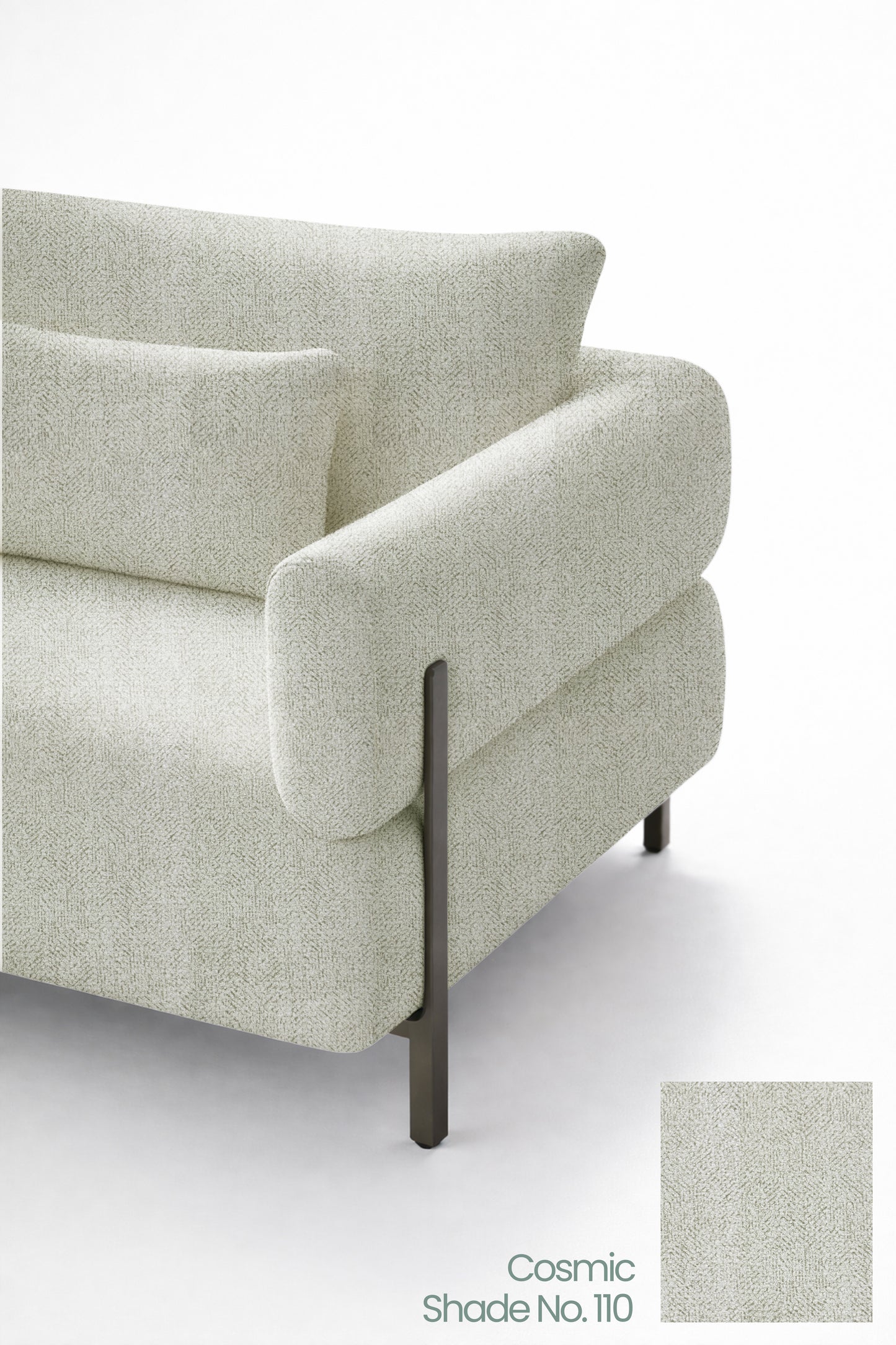 Silver Cloud Color Sofa Fabric