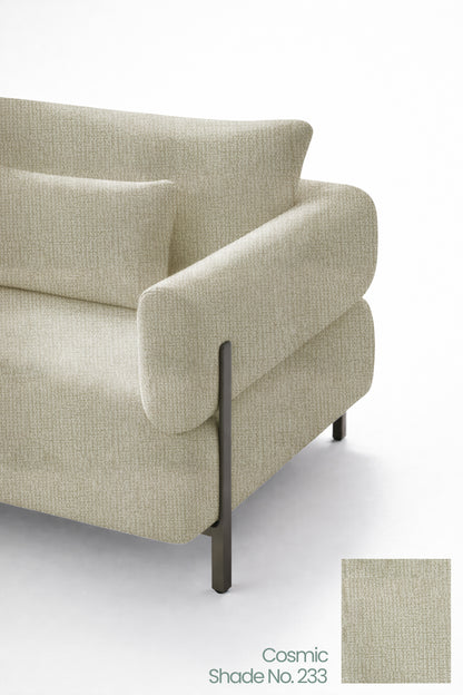 Oatmeal Cream Color Sofa Fabric