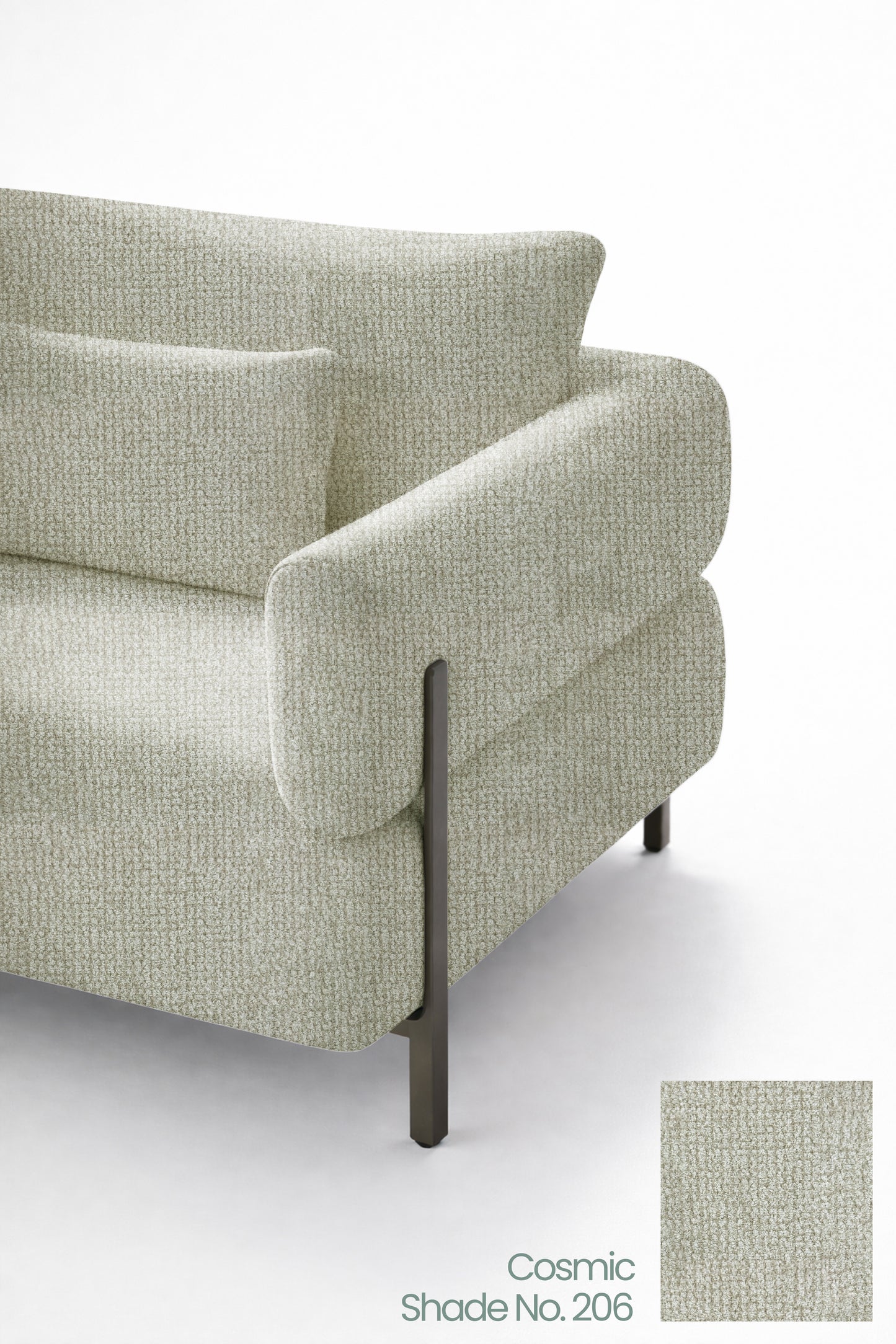 Moon Moss Color Sofa Fabric