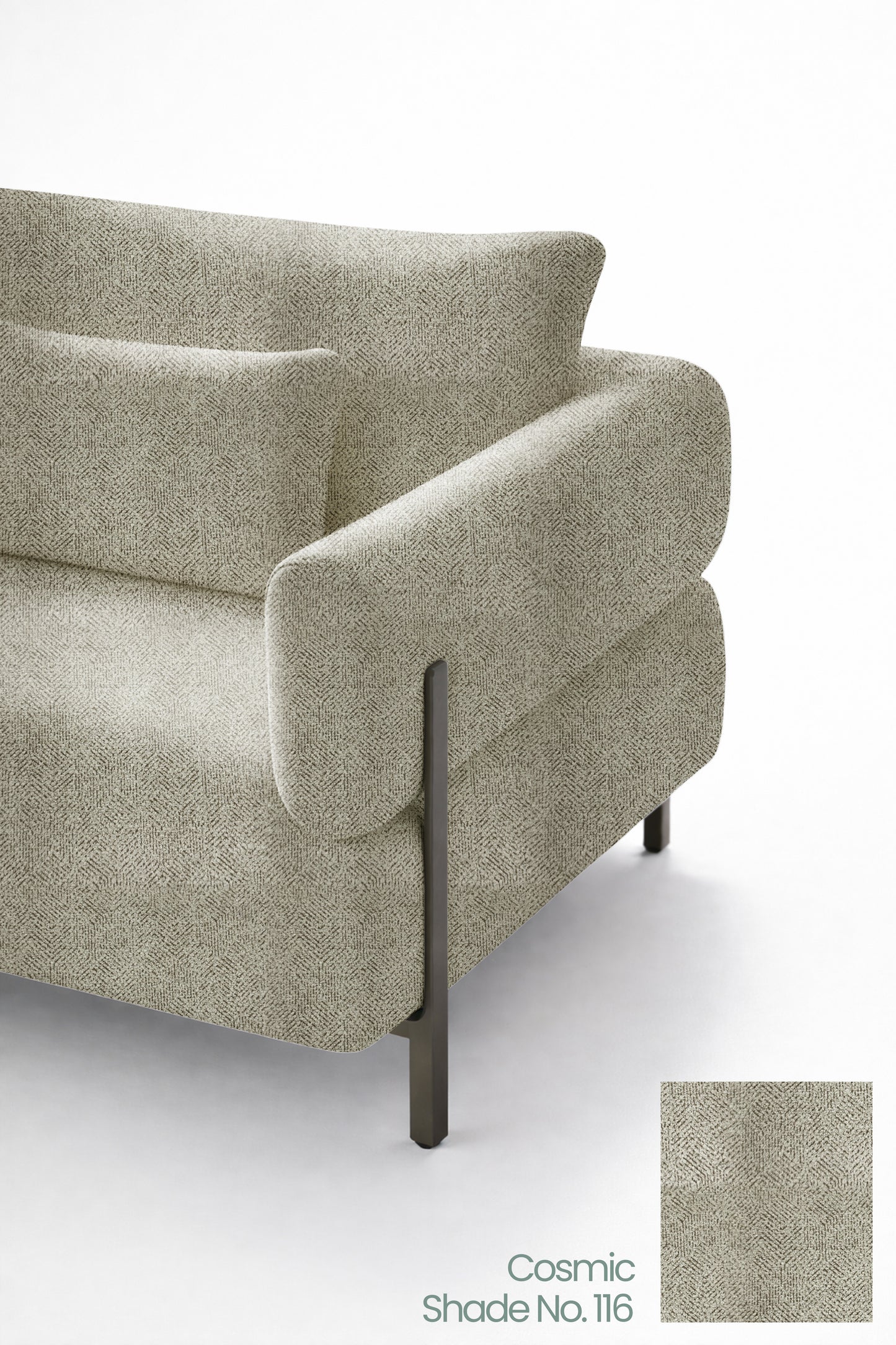 Silver Maze Color Sofa Fabric