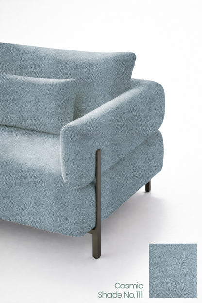 Blue Echo Color Sofa Fabric