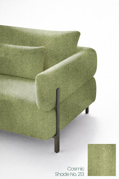 Moss Green Color Sofa Fabric