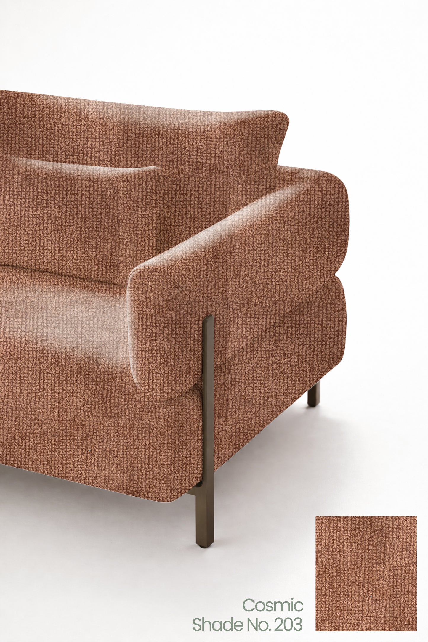 Rose Taupe Color Sofa Fabric