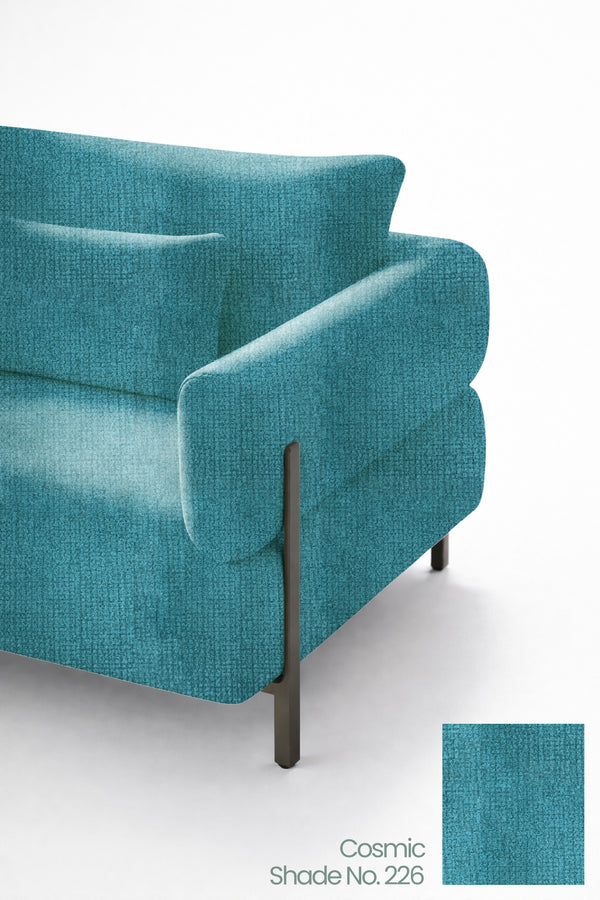 Aqua Teal Color Sofa Fabric