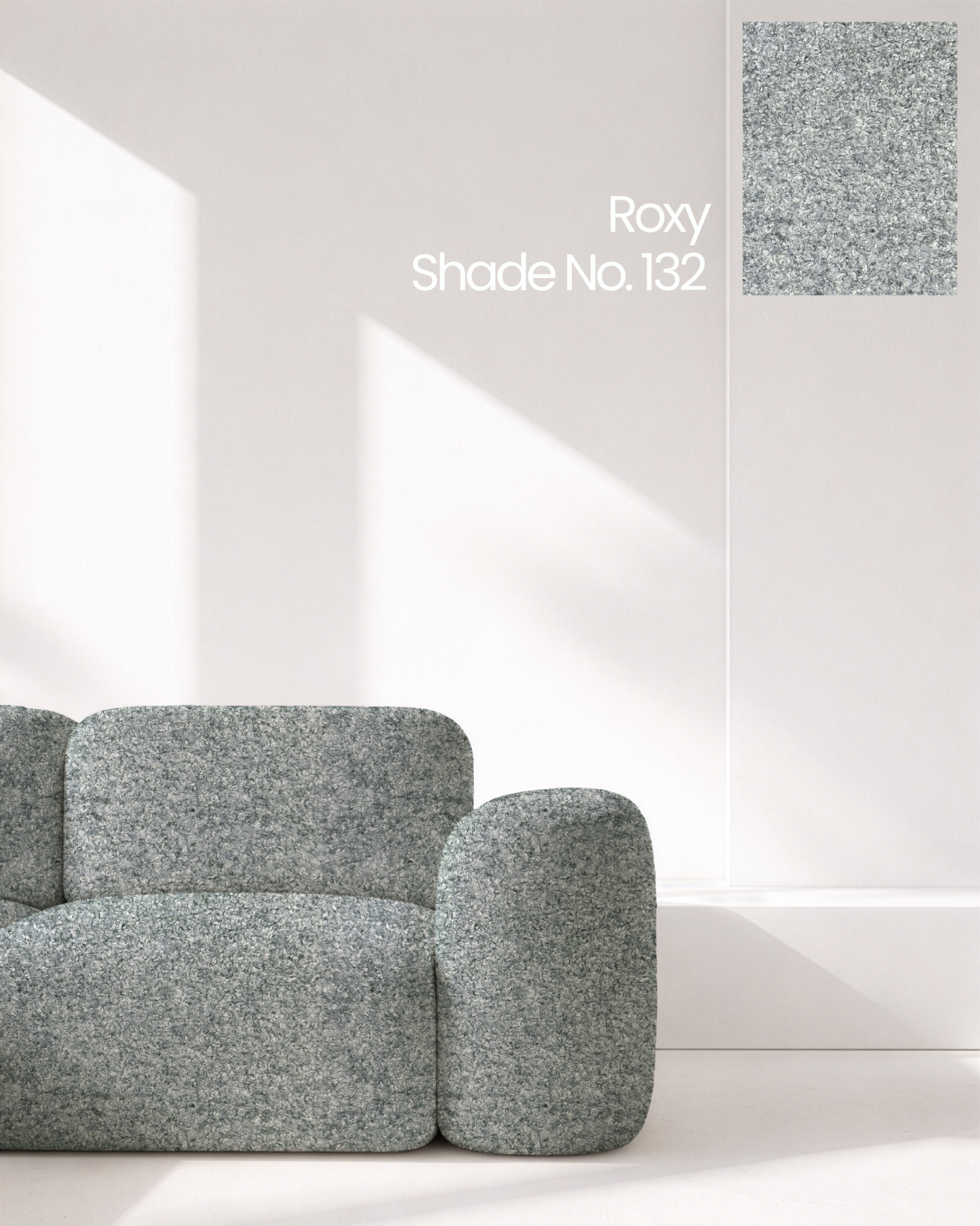 Light Grey Boucle Sofa Fabric