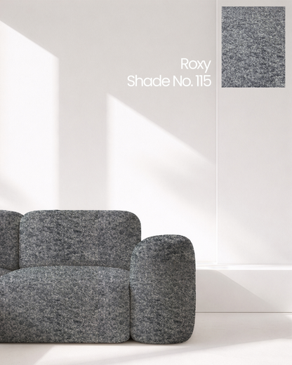 Dark Grey Boucle Sofa Fabric