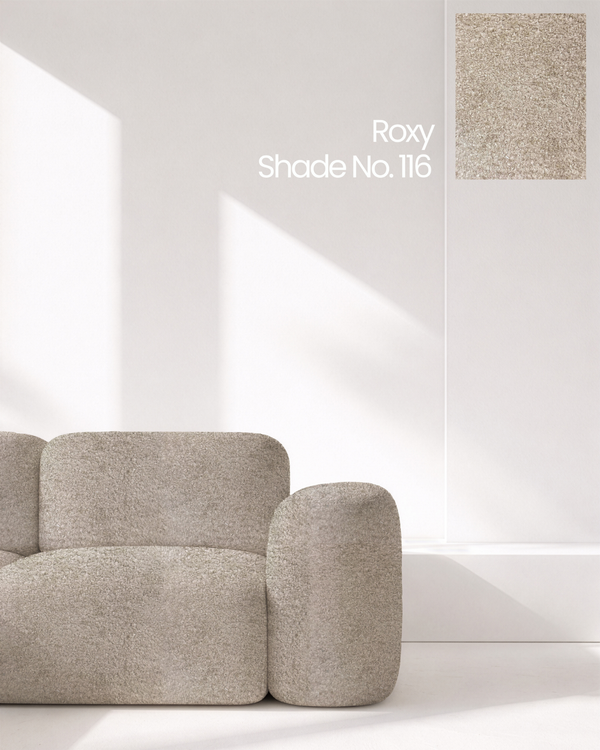 Beige Textured Boucle Sofa Fabric