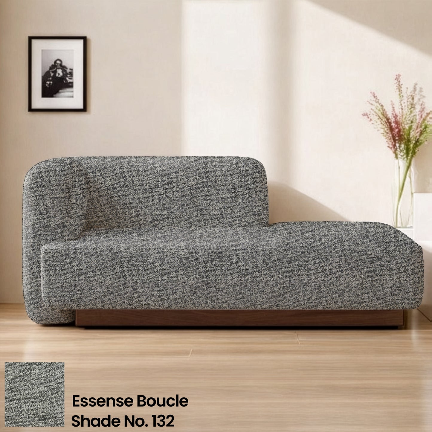 Graphite Weave Color Sofa Fabric