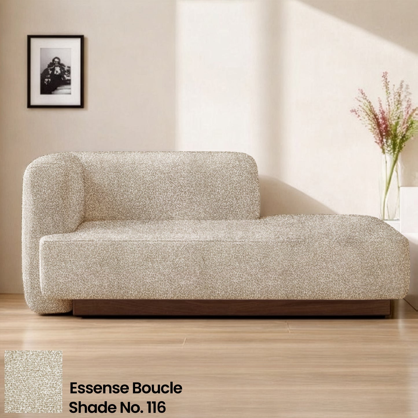 Stone Beige Color Sofa Fabric