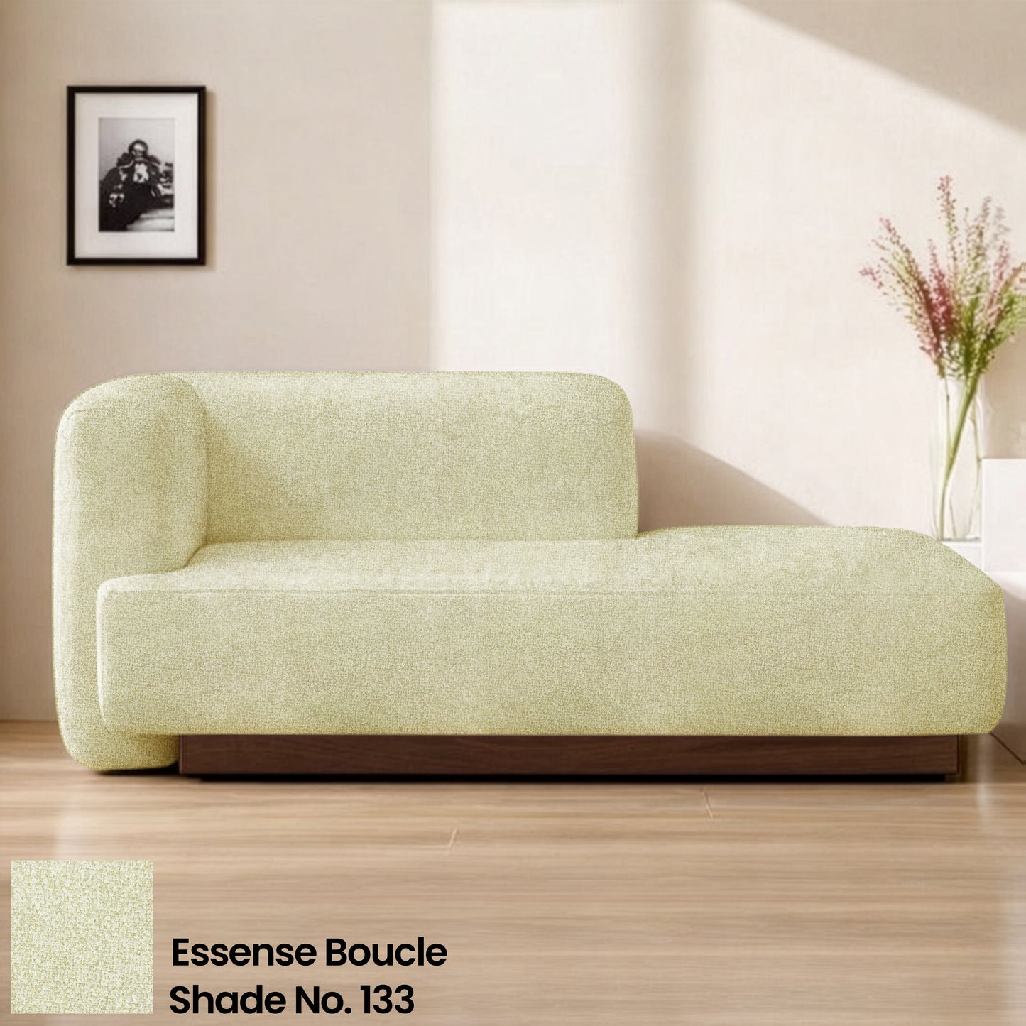 Almond Sand Color Sofa Fabric