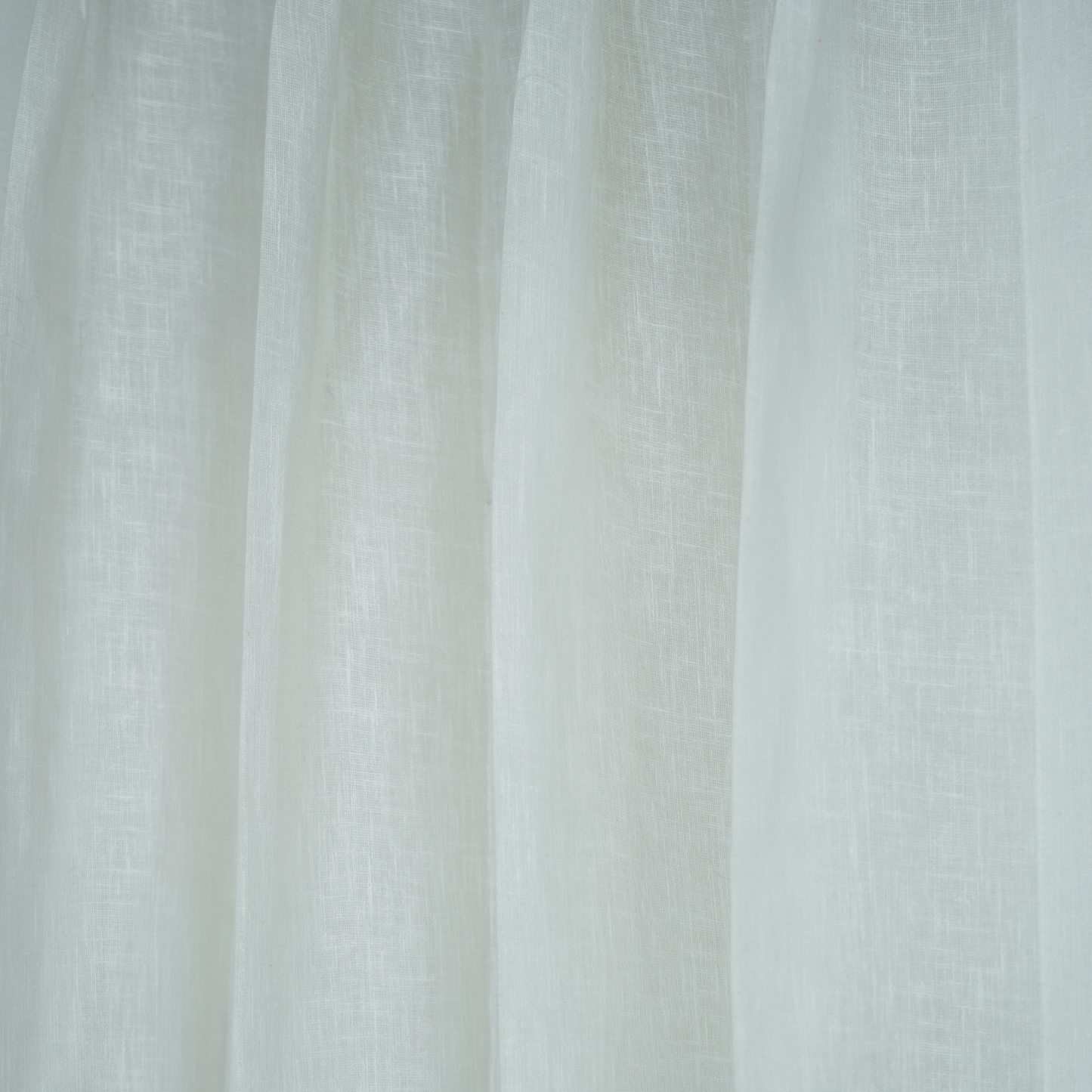 Grey Color Double Stripe Poly Cotton Sheer