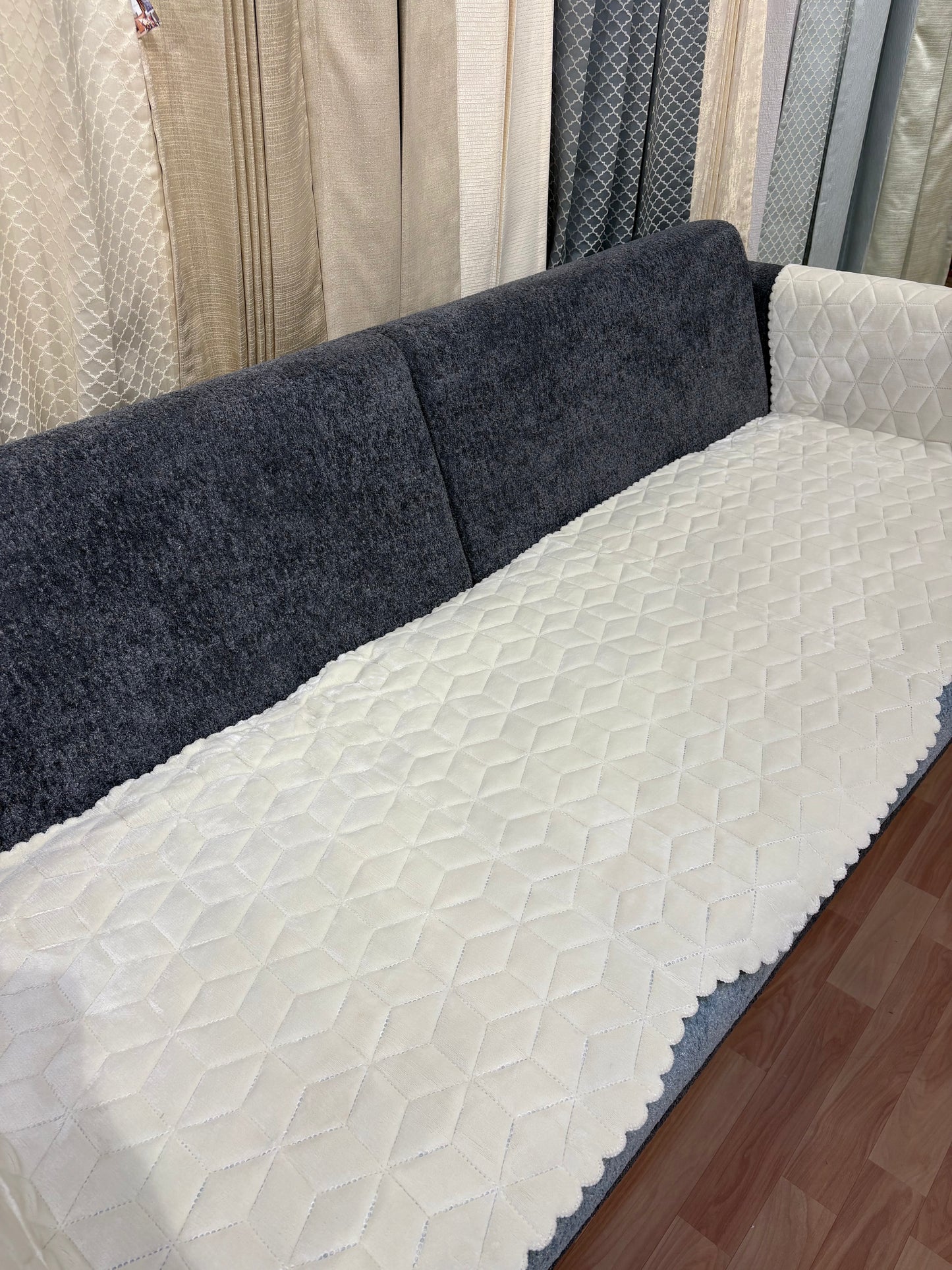 Crystal Fur Sofa Cover